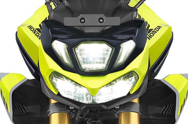 Honda CB125 Hornet fluorescent colour headlight